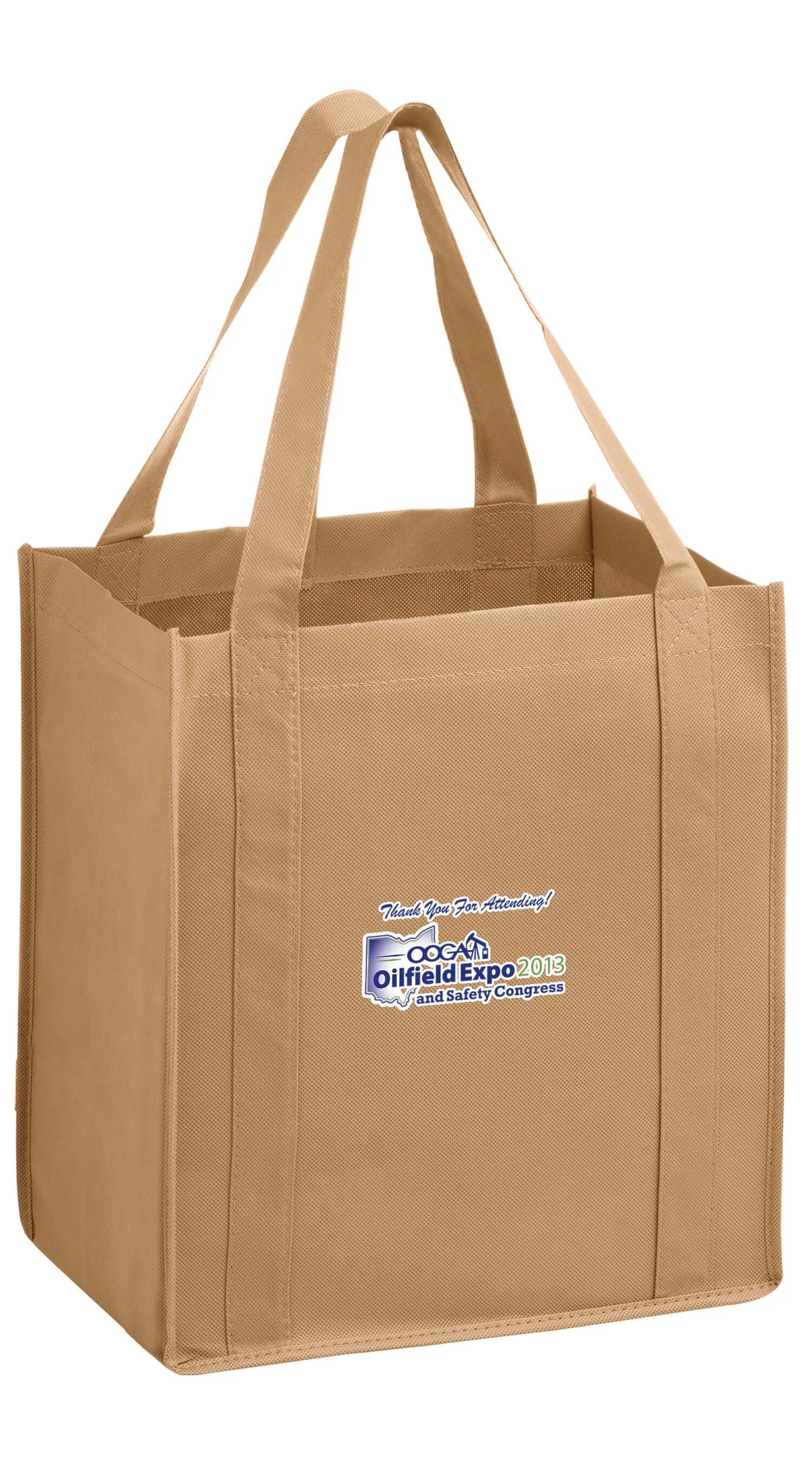 Wholesale HEAVY DUTY NON-WOVEN GROCERY TOTE BAG WITH POLY BOARD INSERT - Y2KG131015