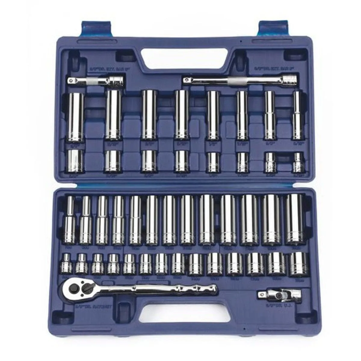 Williams 47 pc 3/8" Drive Socket and Drive Tool Set, Standard & Metric