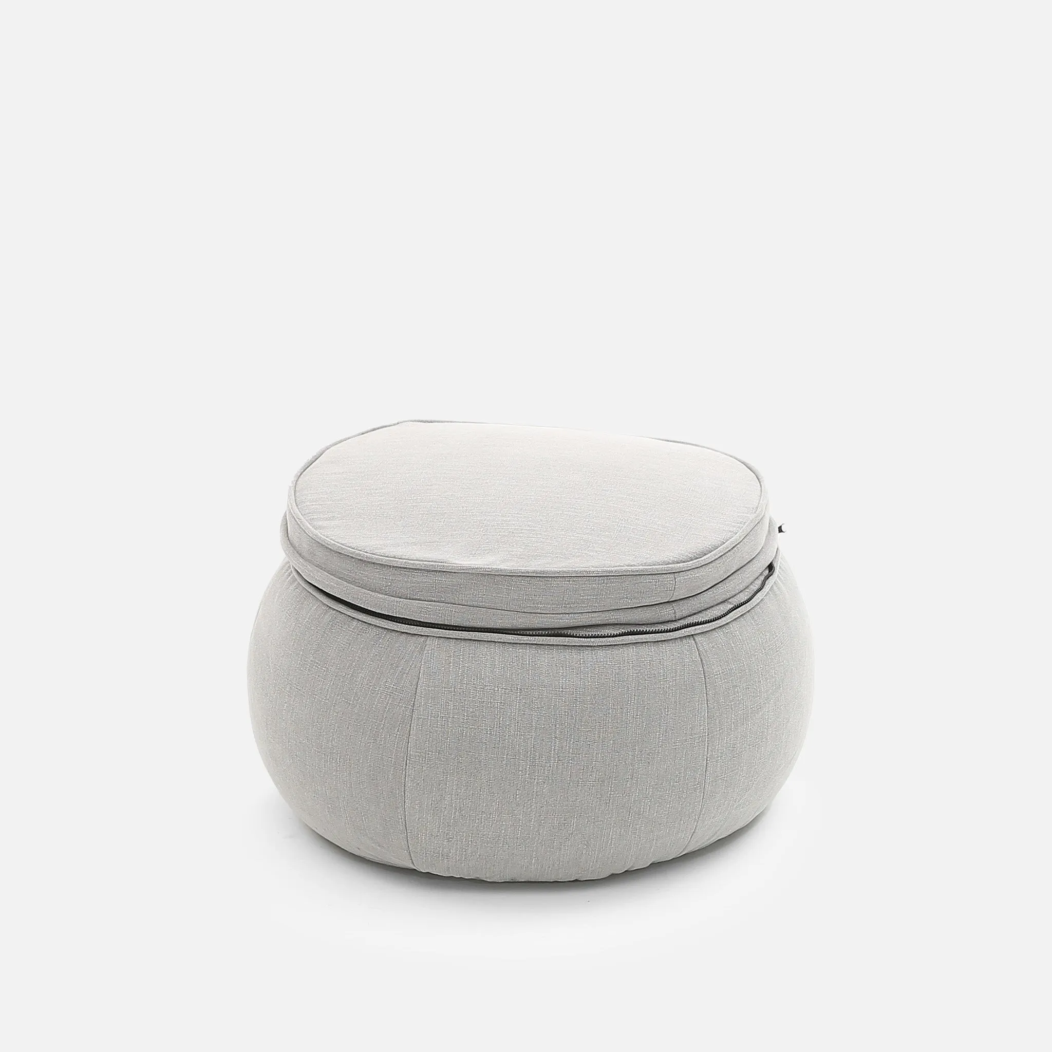 Wing Ottoman - Keystone Grey