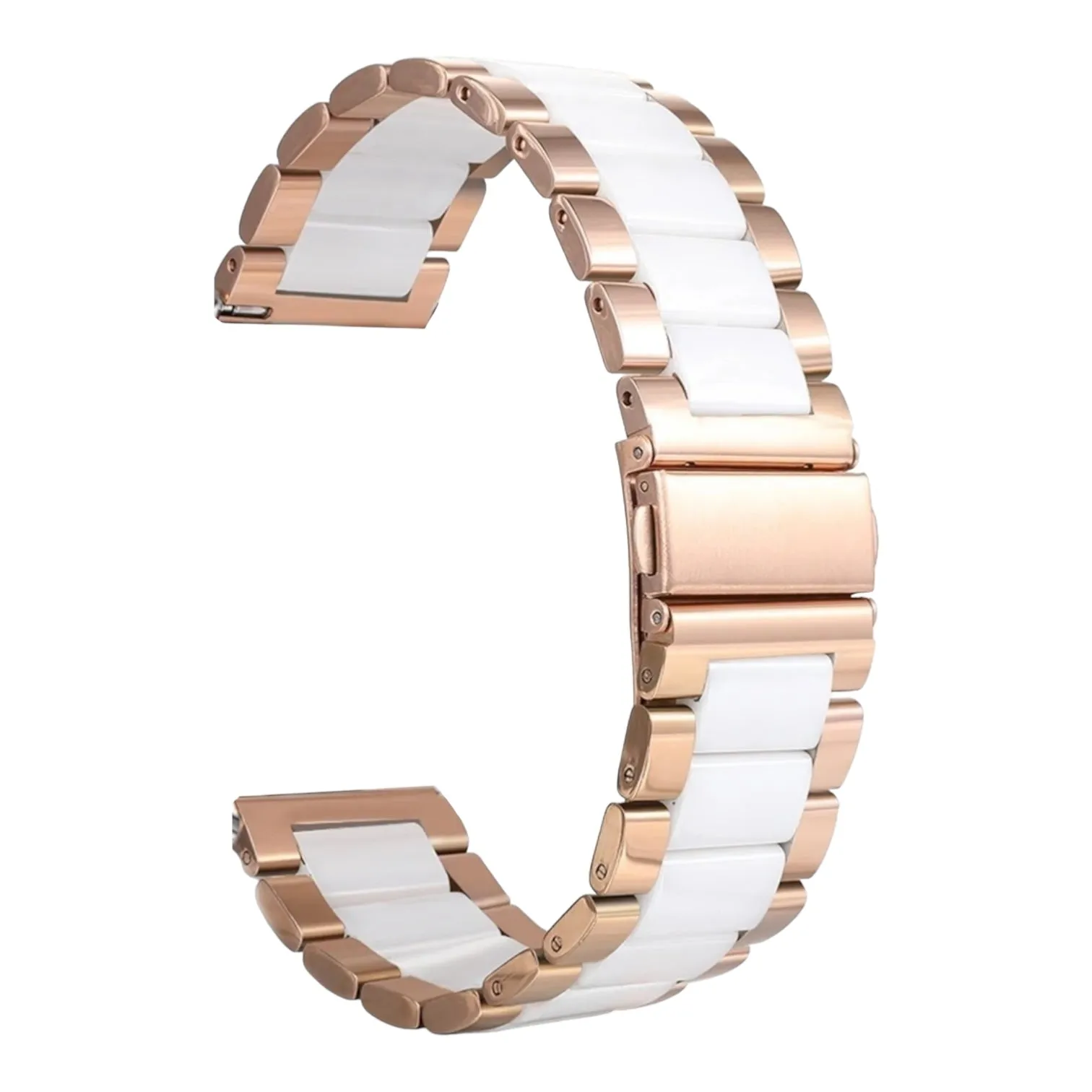 Withings Move & Move ECG Stainless Steel Link Watch Strap