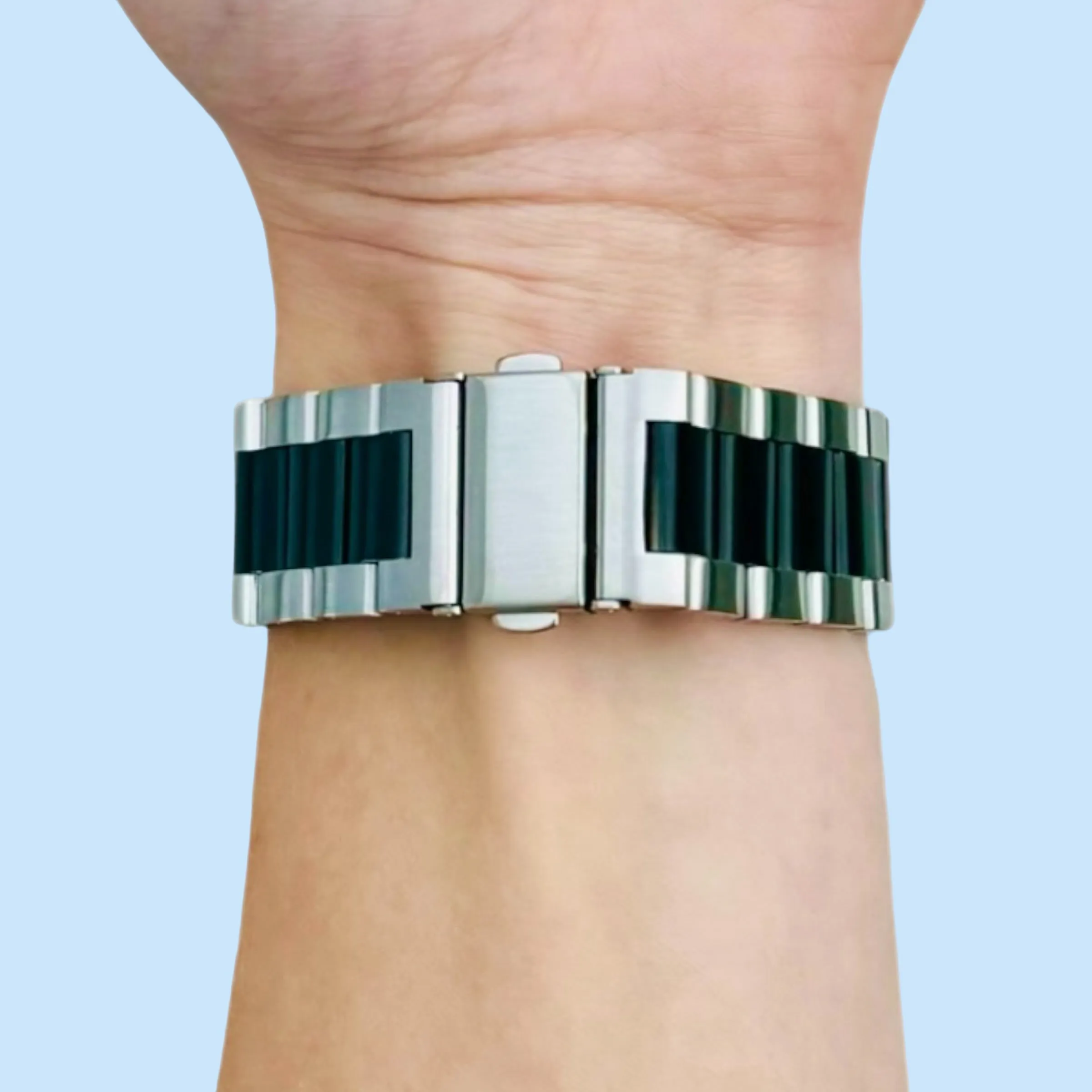 Withings Move & Move ECG Stainless Steel Link Watch Strap