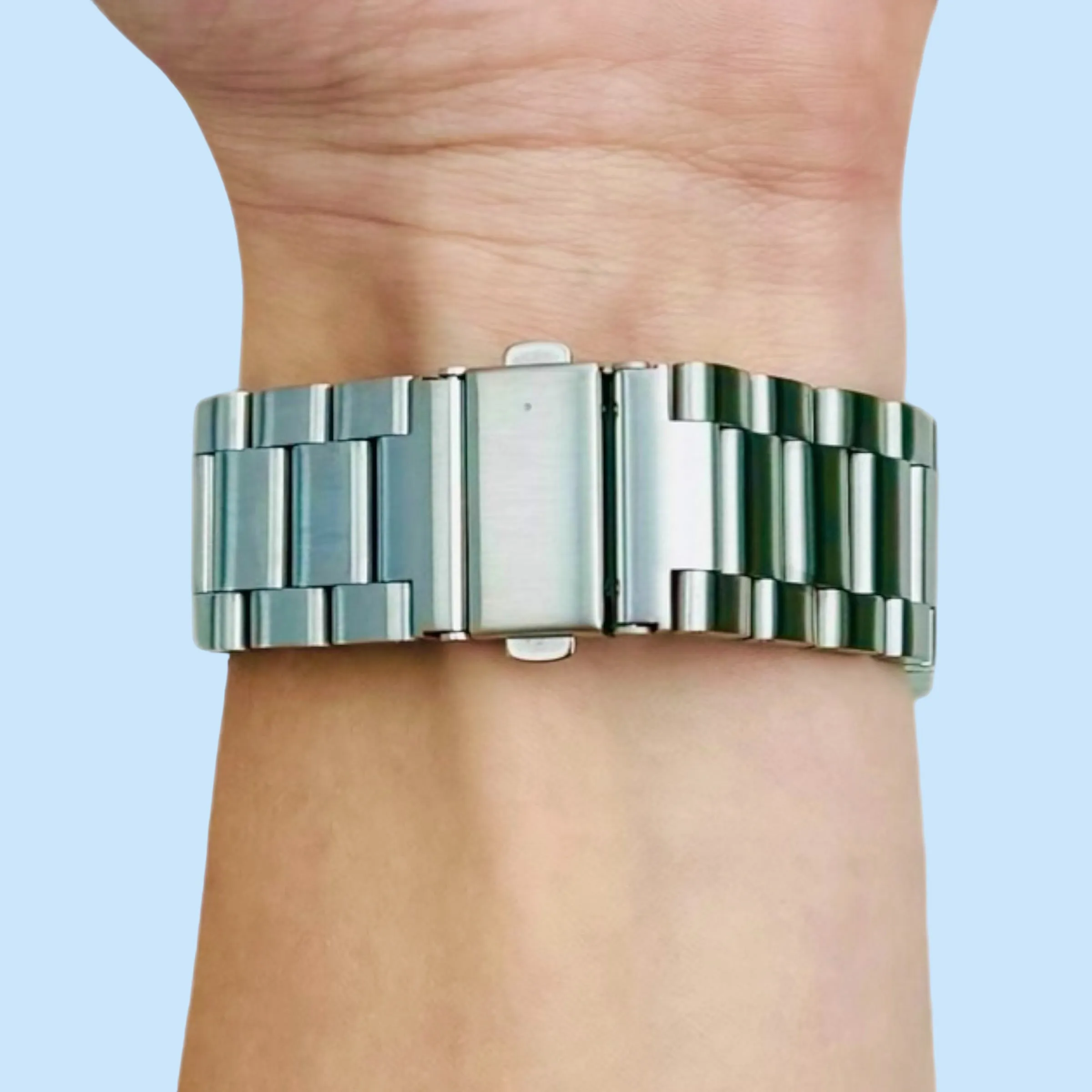 Withings Move & Move ECG Stainless Steel Link Watch Strap