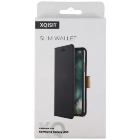 Xqisit Slim Wallet Series Case for Samsung Galaxy A50 - Black