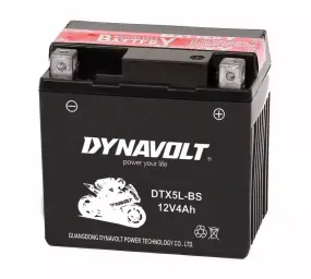 YTX5L-BS AGM  DYNAVOLT  BATTERY 12V4AH