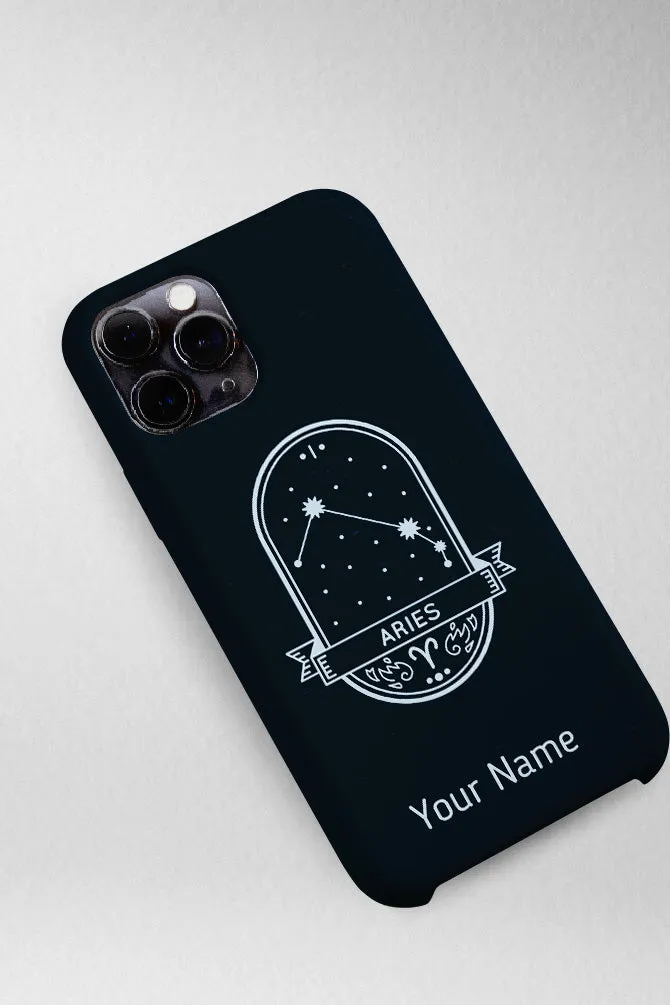 Zodiac Aries Customized Hard Mobile Case - iPhone, Samsung, OnePlus & Xiaomi