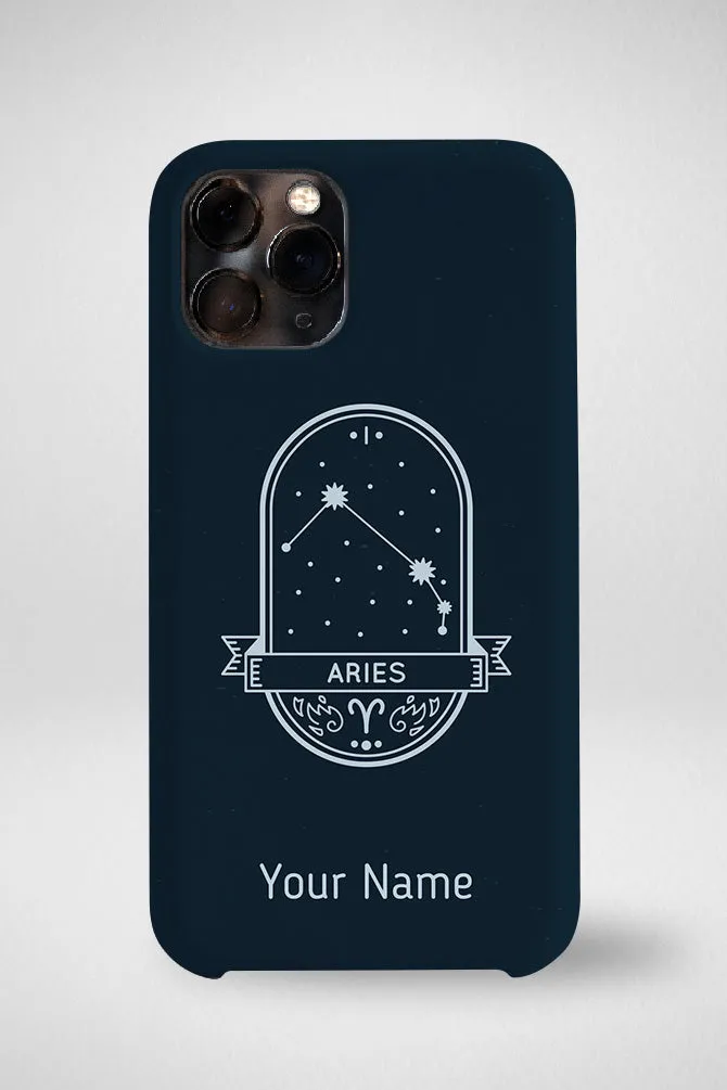 Zodiac Aries Customized Hard Mobile Case - iPhone, Samsung, OnePlus & Xiaomi